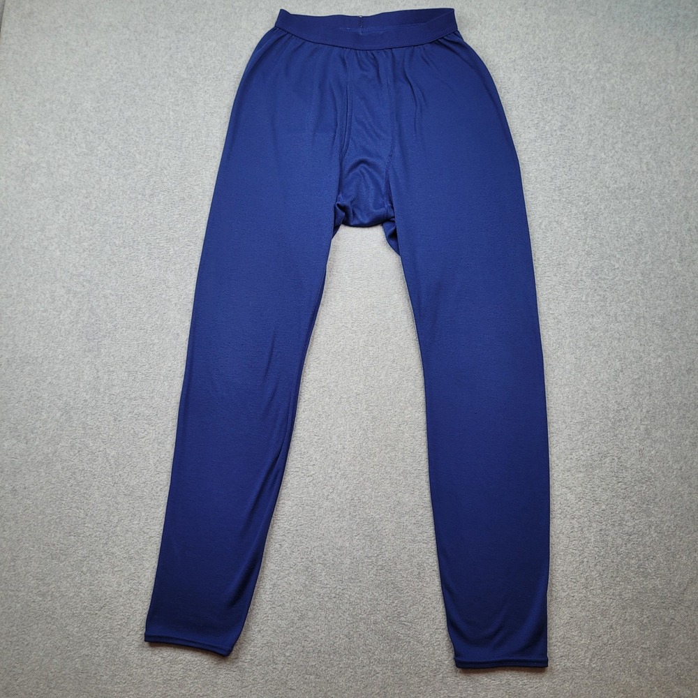 Patagonia Capilene Base Layer Pants Mens Large Blue Made in USA Vintage 44041
